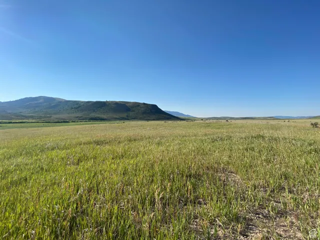 Mountain view with rural landscape