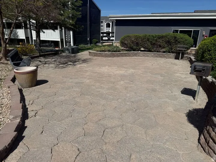 View of community patio
