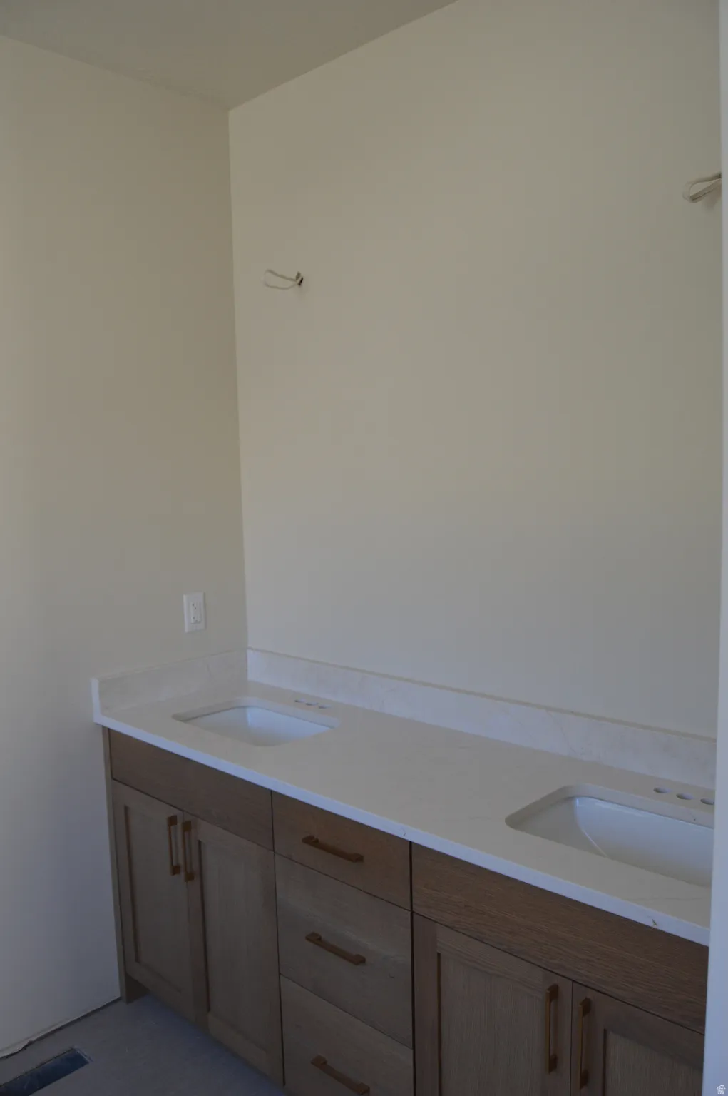 Bathroom with double vanity
