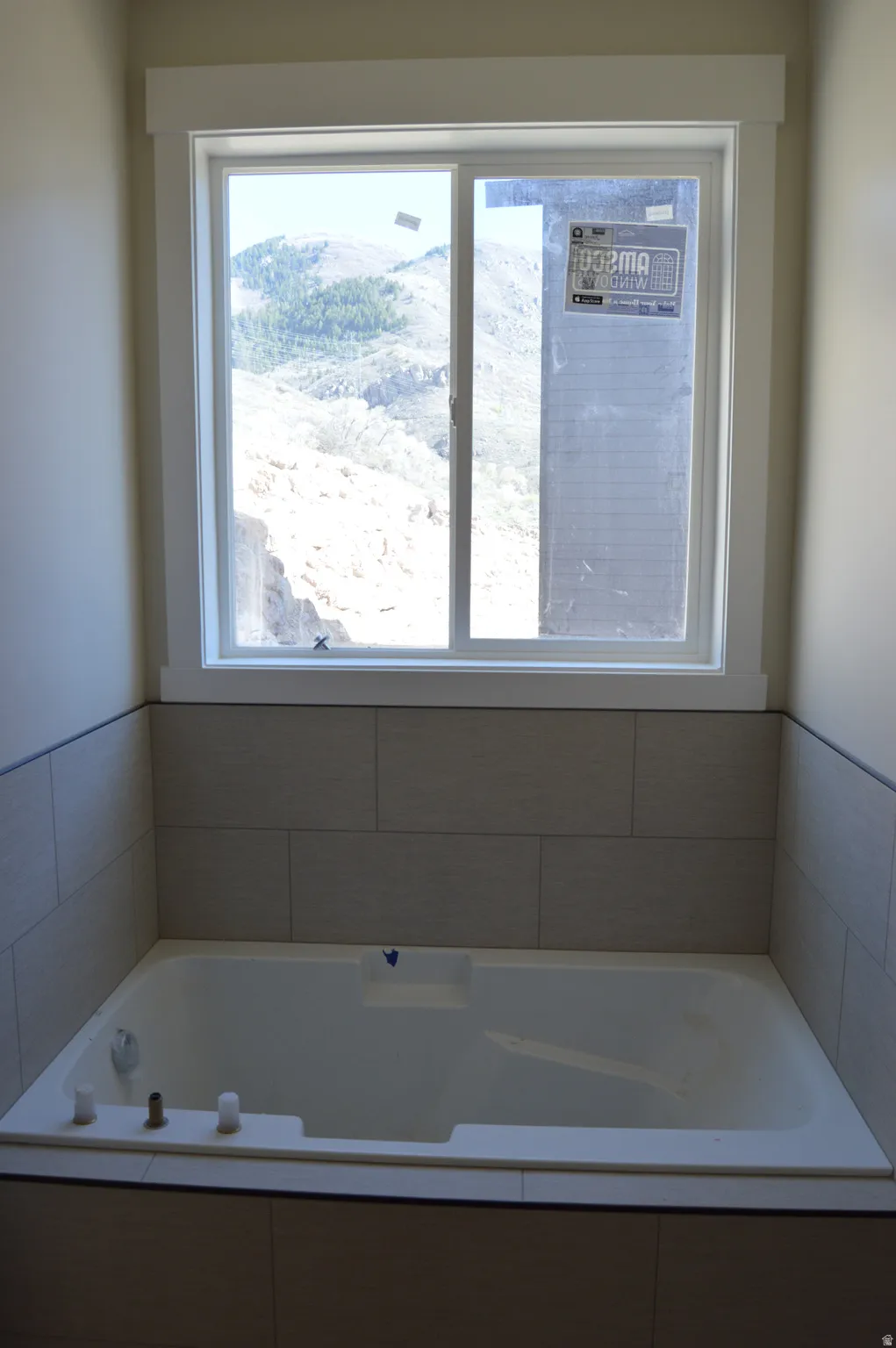 Bathroom with a garden tub