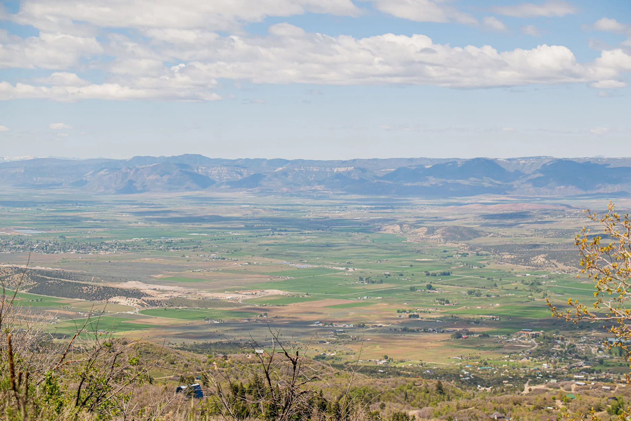 View of mountain background