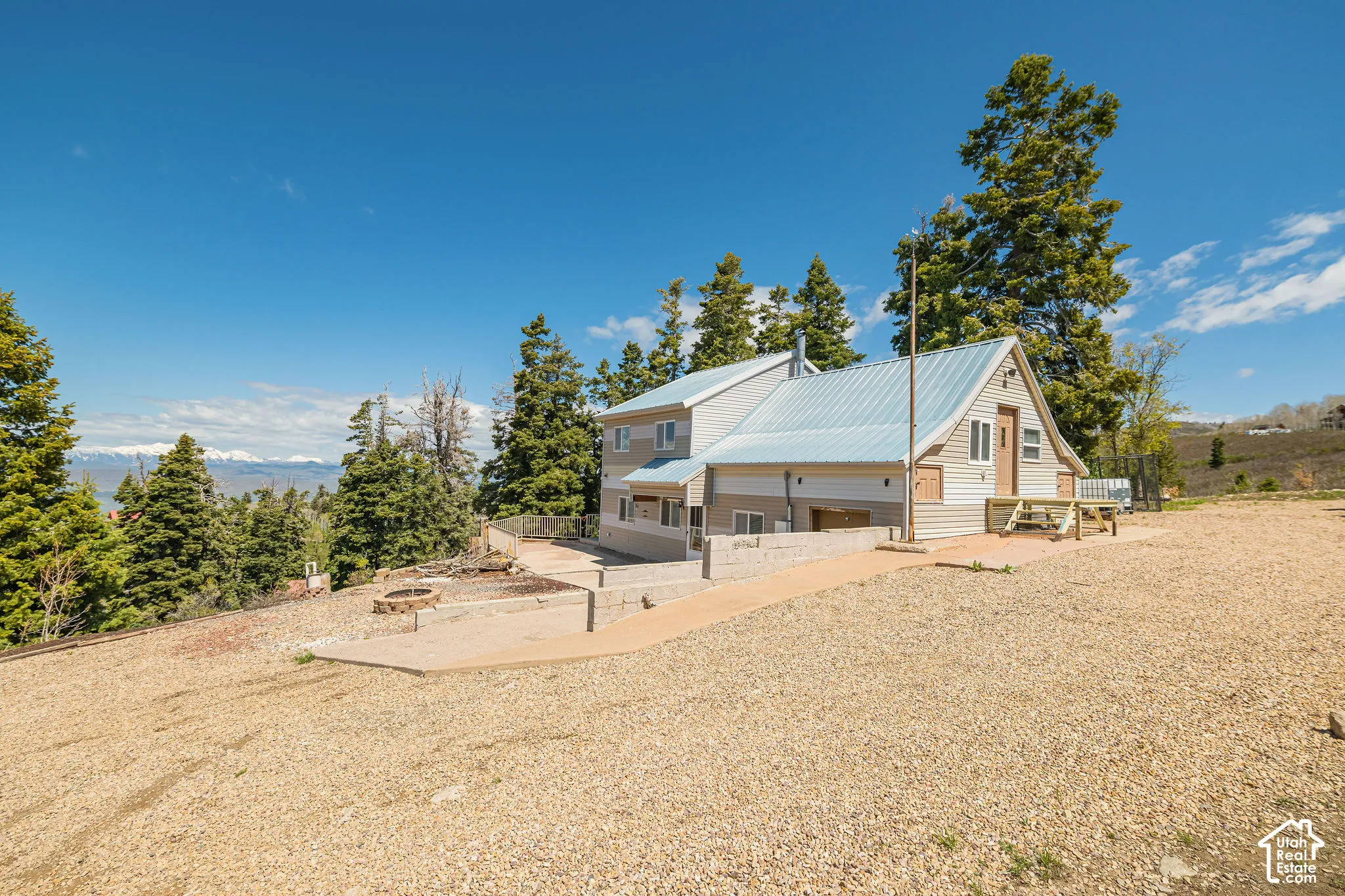 View of back of property