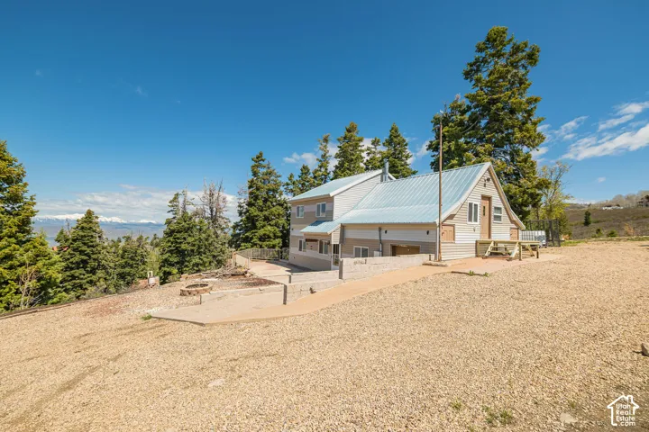 View of back of property