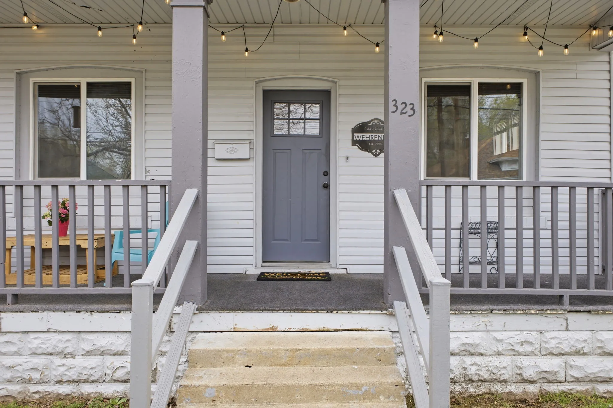 Property entrance featuring a porch