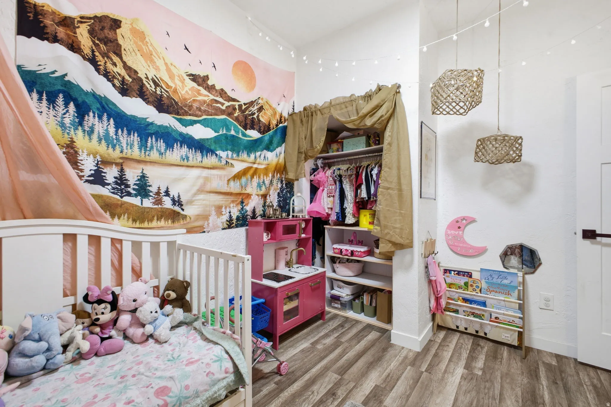 Bedroom featuring light wood-style flooring