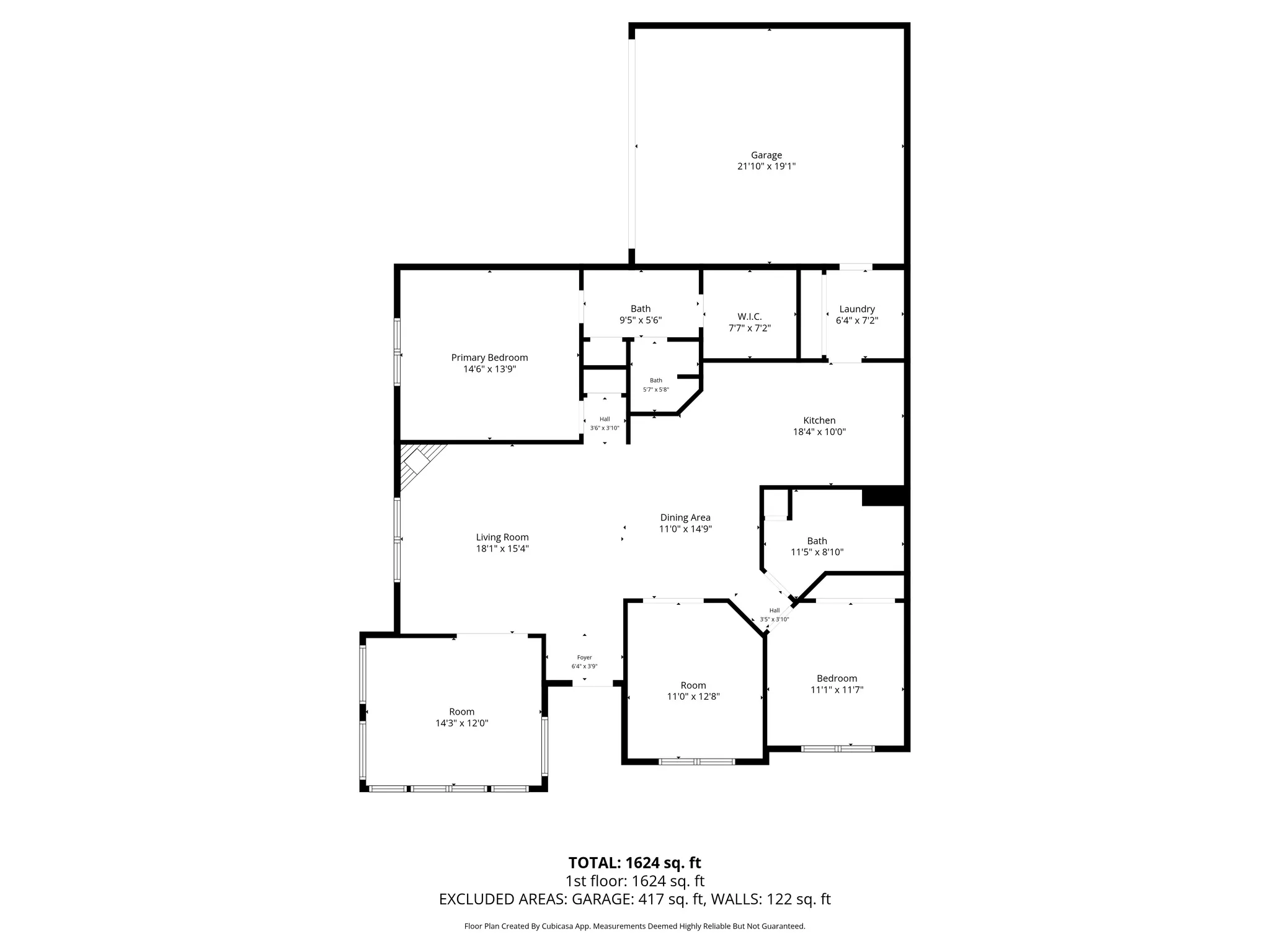 View of floor plan / room layout