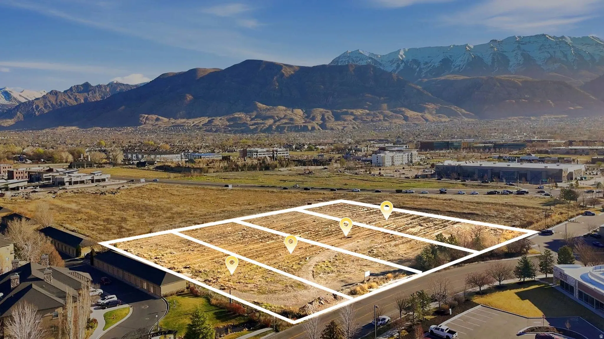 View of mountain background