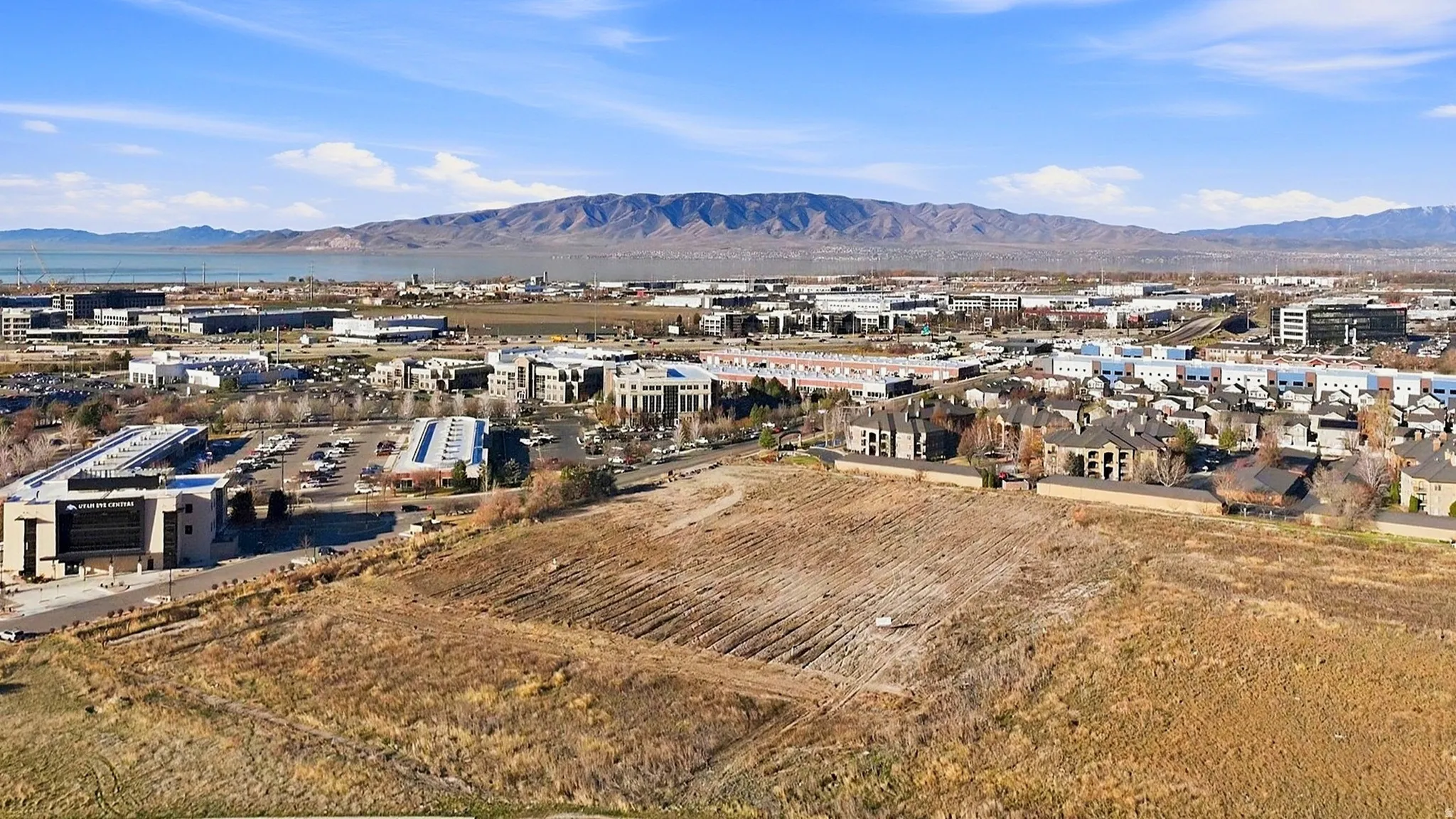 Bird's eye view of mountains