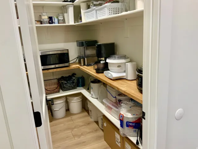 View of storage area