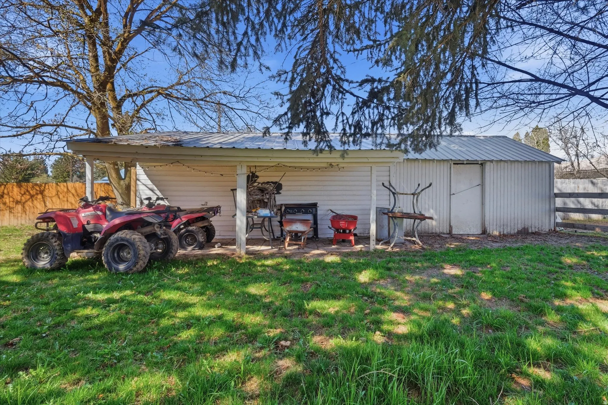 View of outbuilding