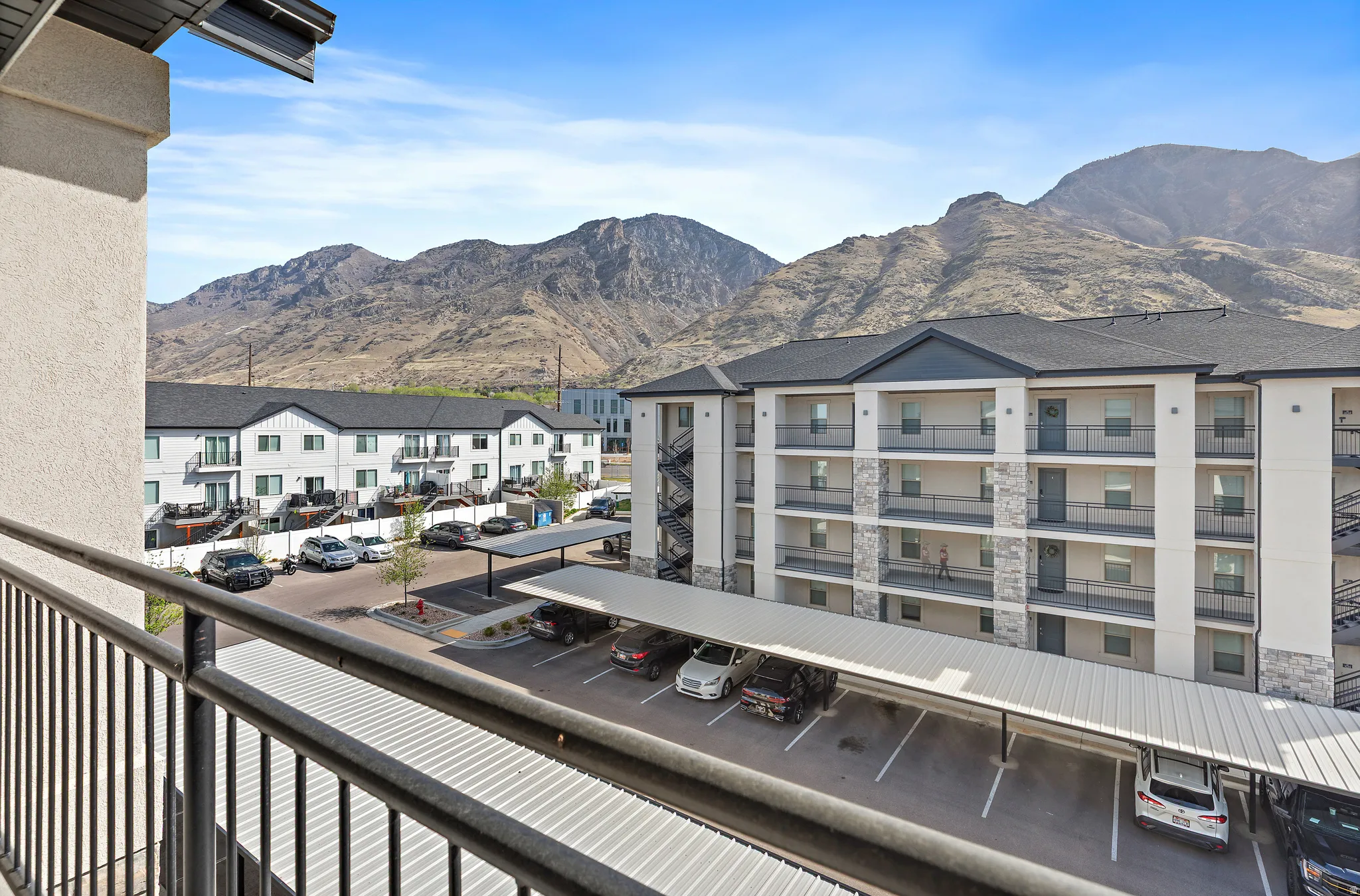 View of mountain background