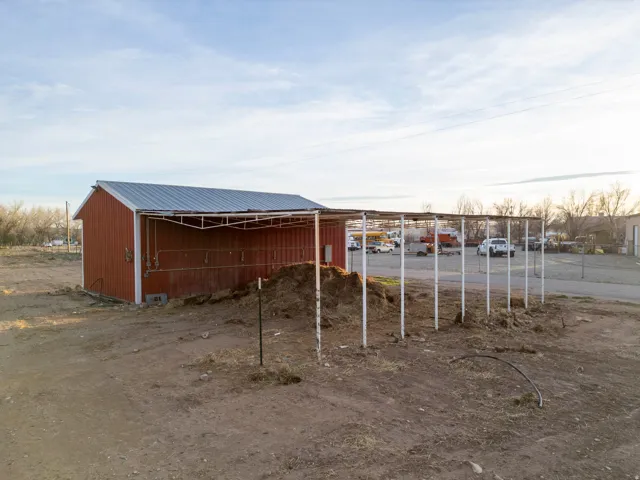 View of pole building