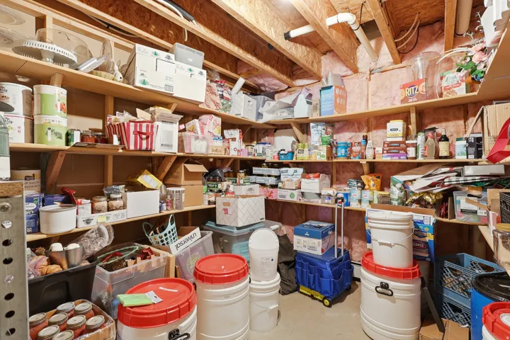 View of storage area
