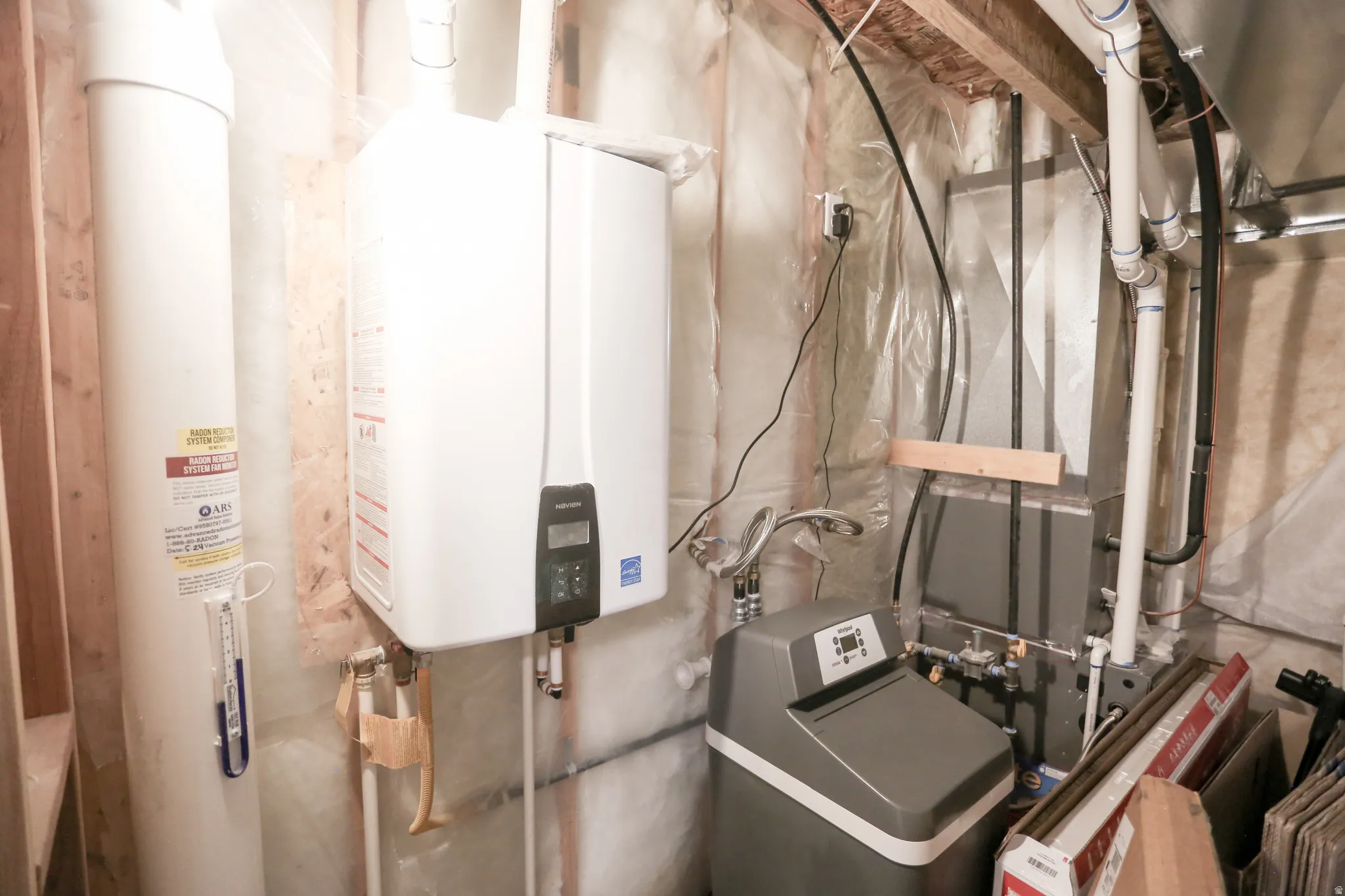 Utilities featuring water heater