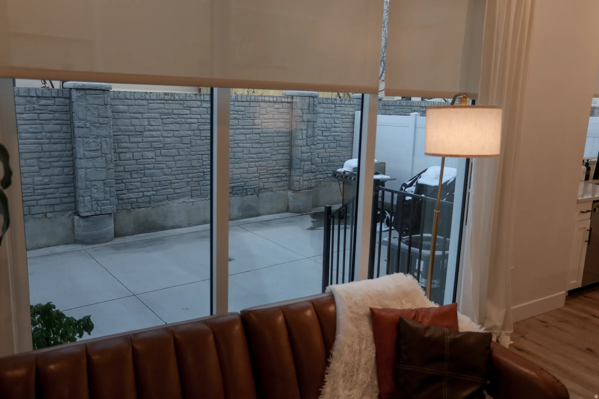 Interior space featuring wood finished floors