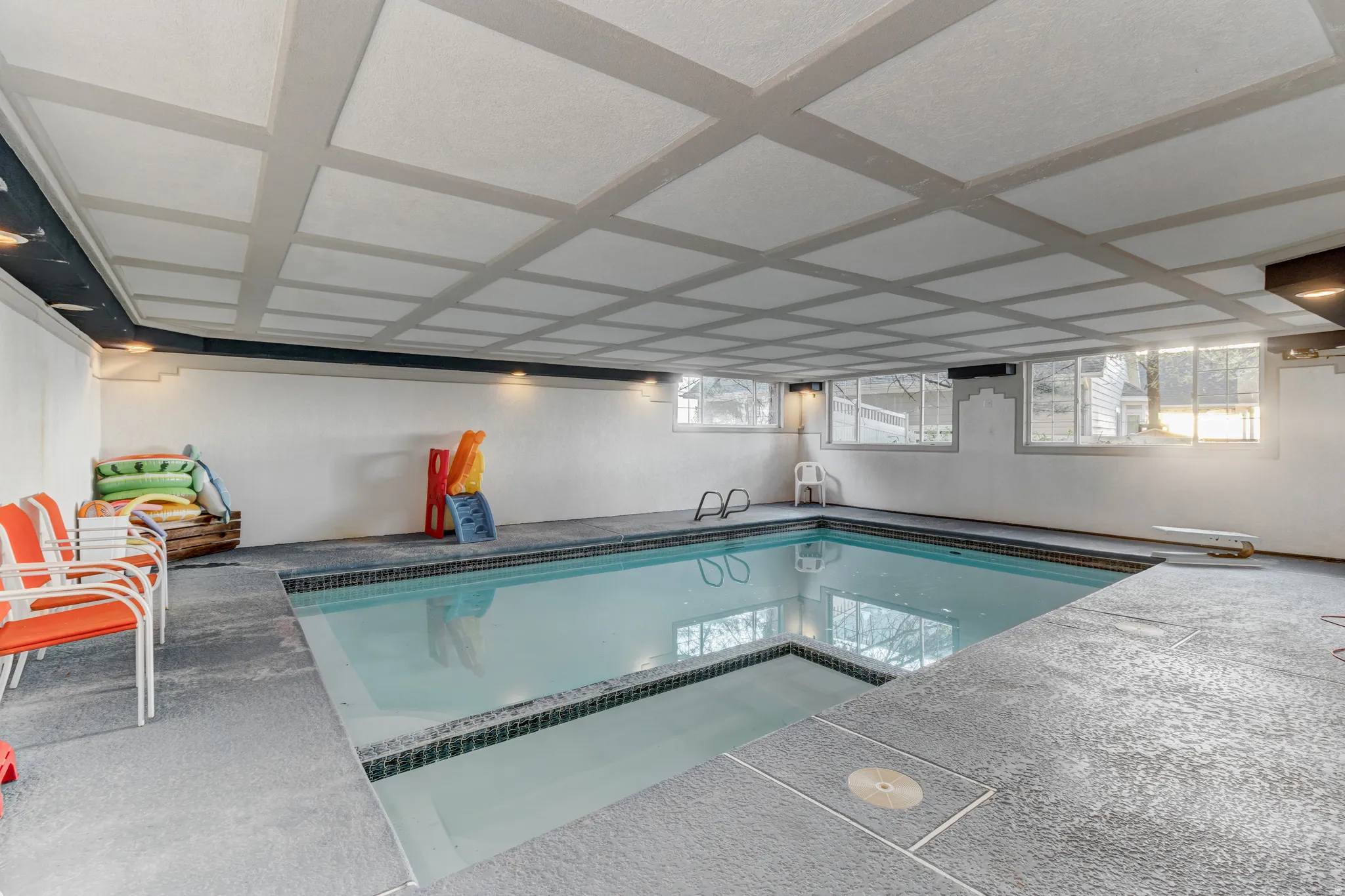 View of indoor pool