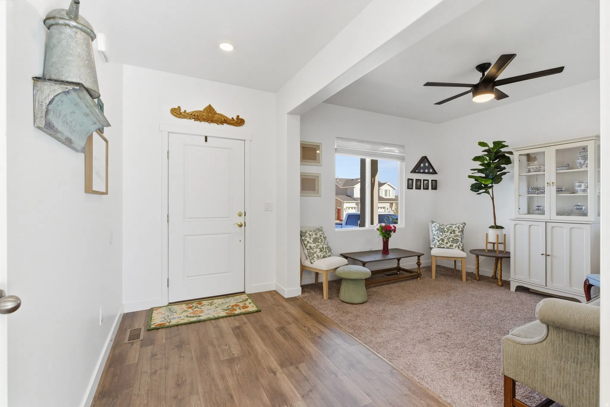 Entry  - Living room