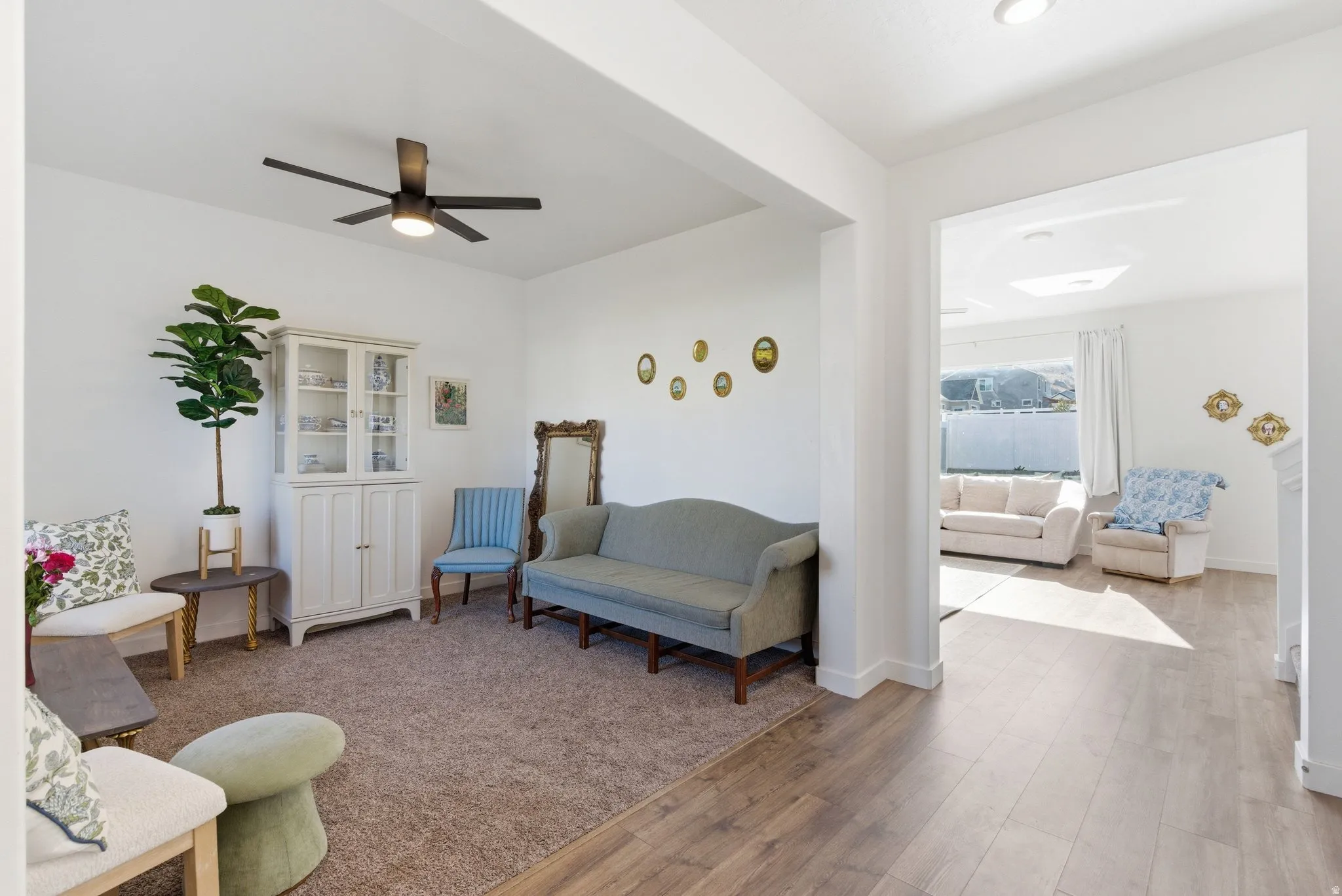 Fron entery to Front room - Family room