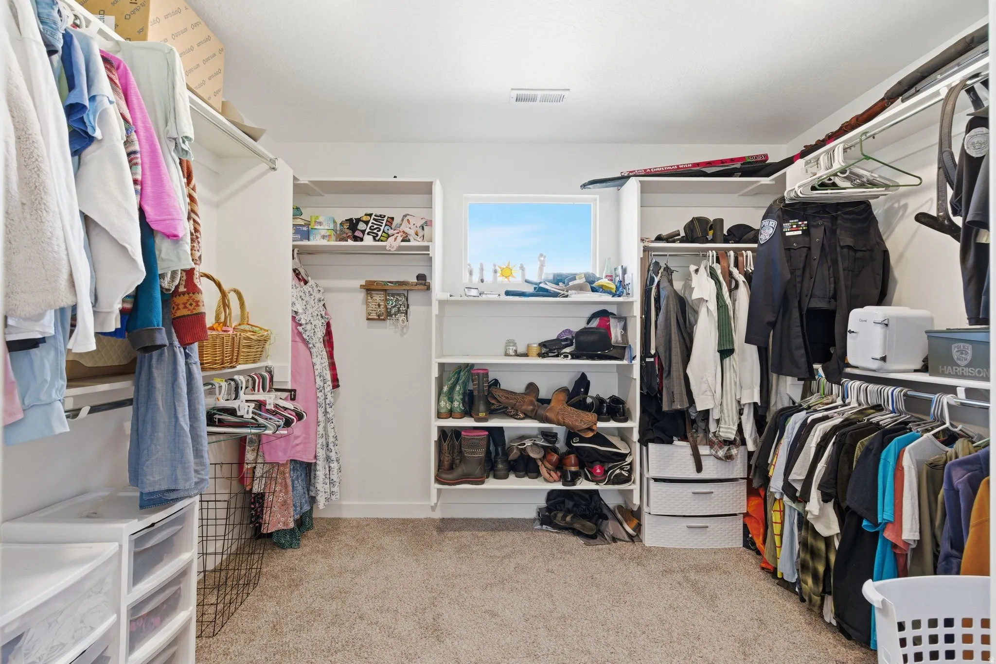 Large master closet