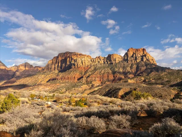 View of mountain backdrop