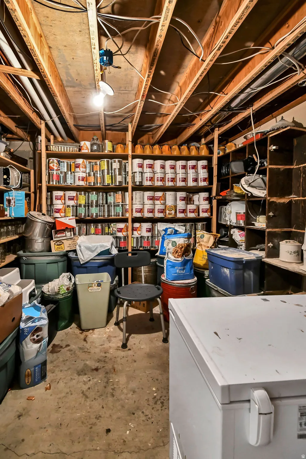 View of storage area