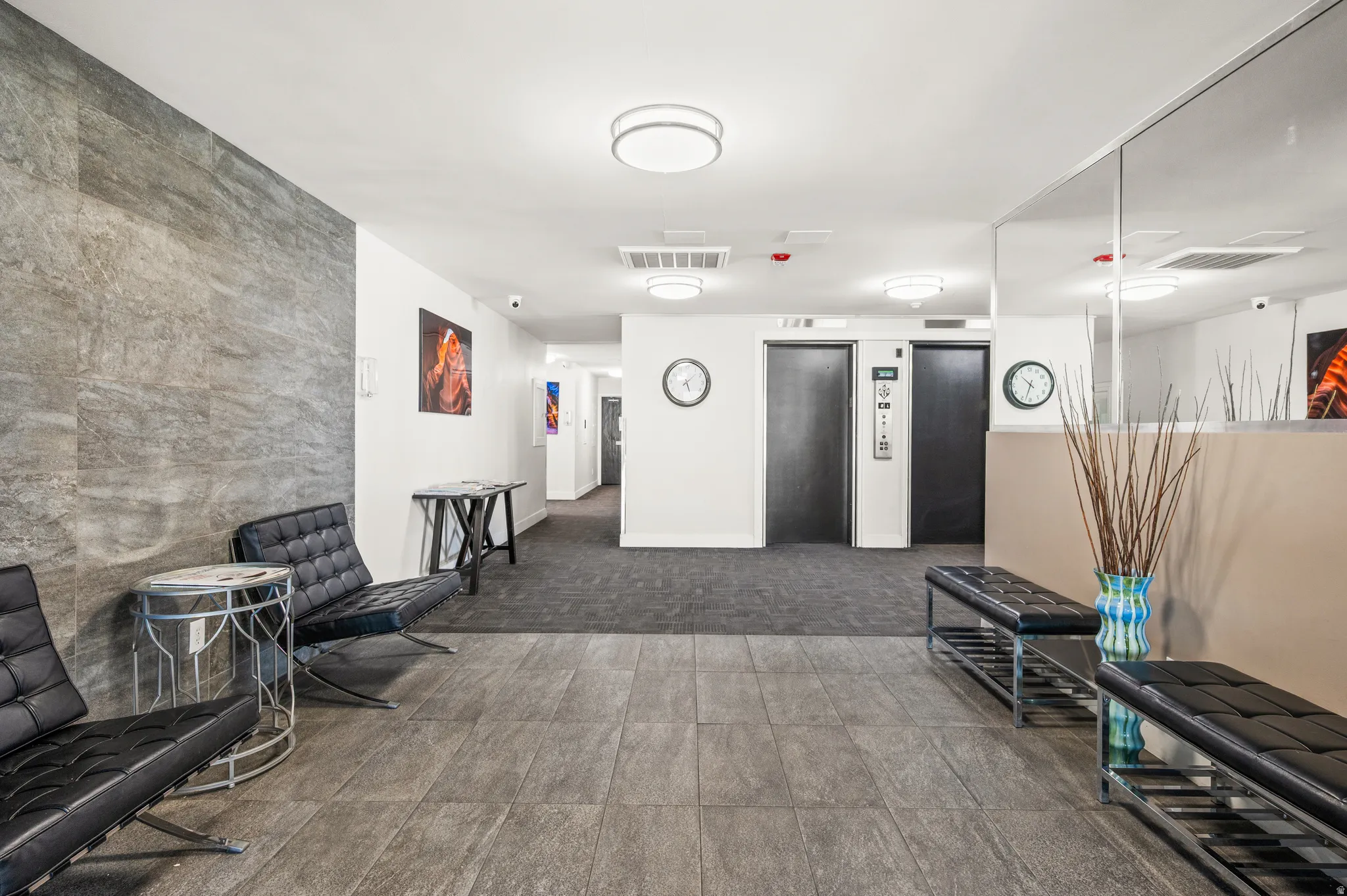 View of building lobby