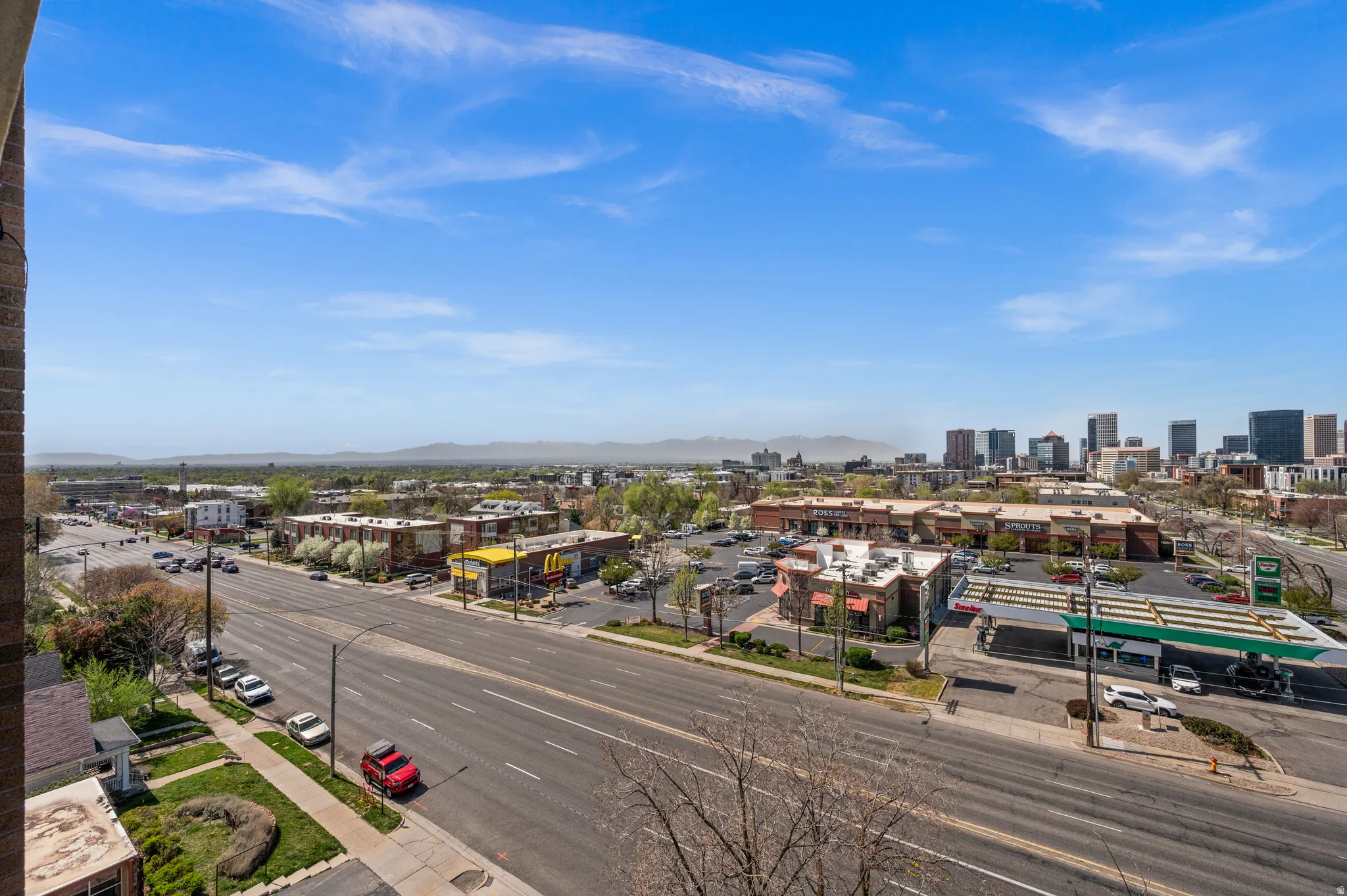 Bird's eye view of mountains