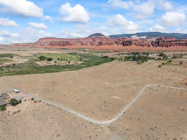 Mountain view with rural landscape and a desert landscape
