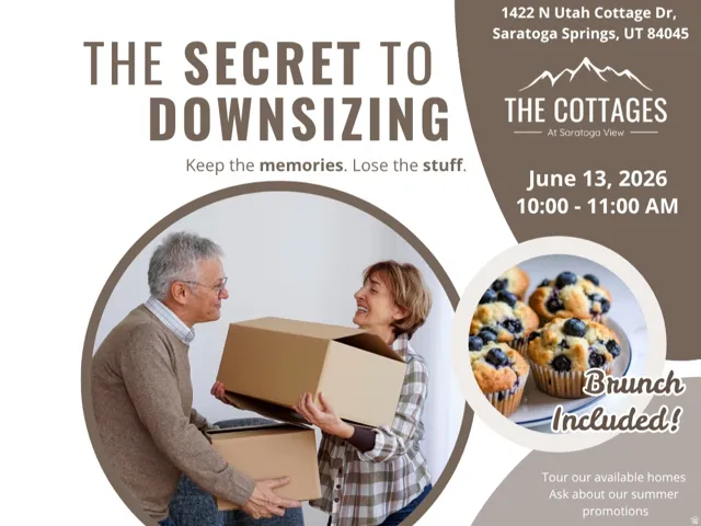 Promotional Flyer. Announcing an event for property tours and information regarding available residences