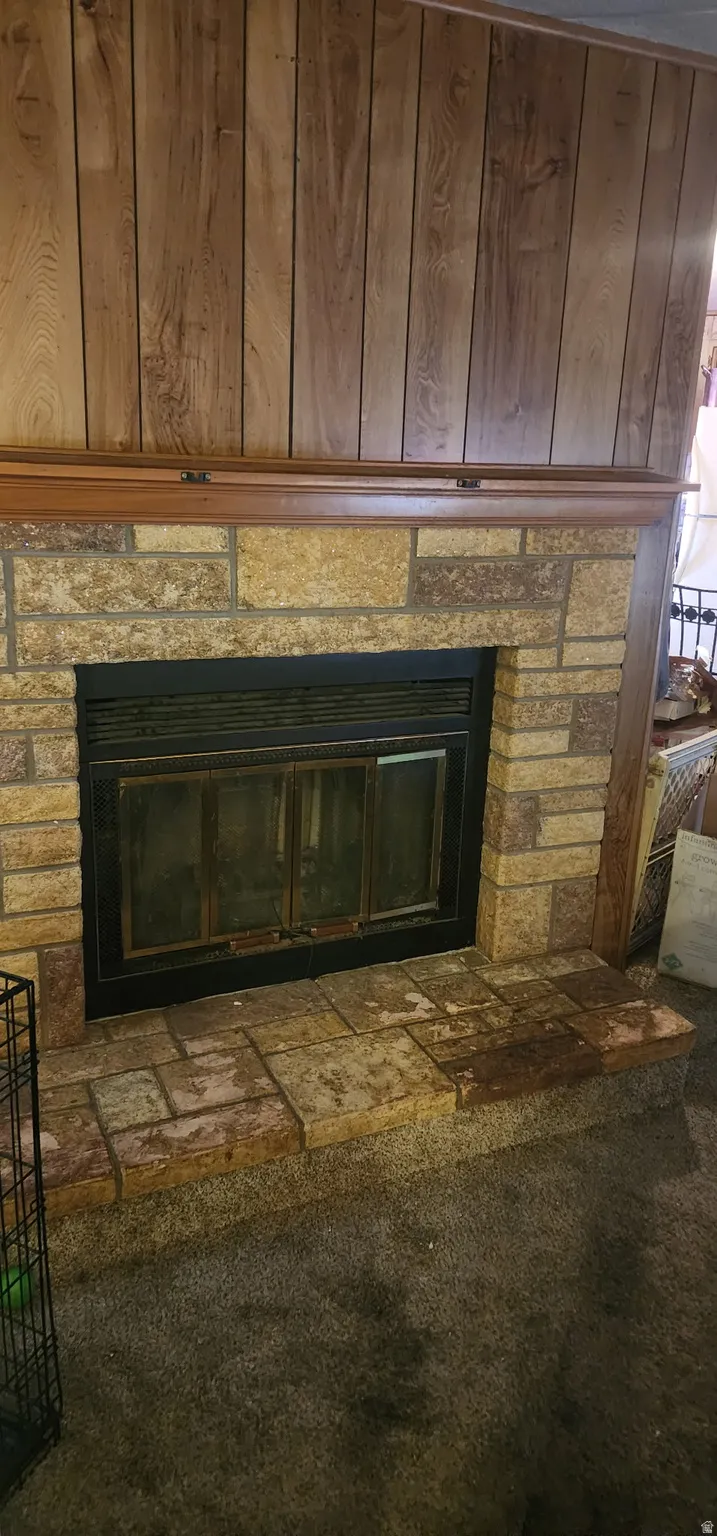 Wood Burning Fireplace