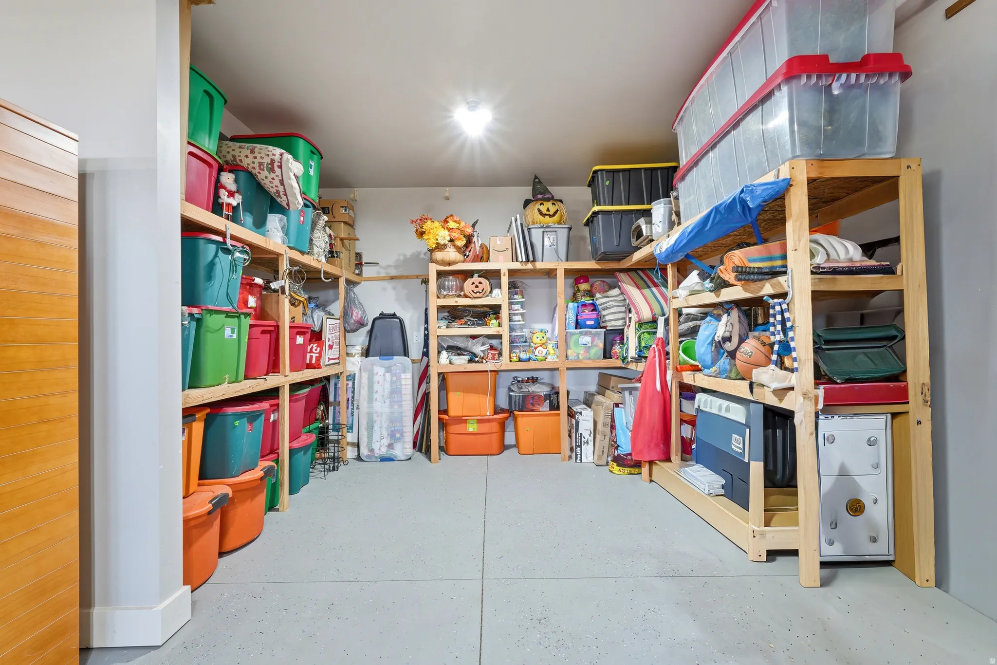 View of storage room