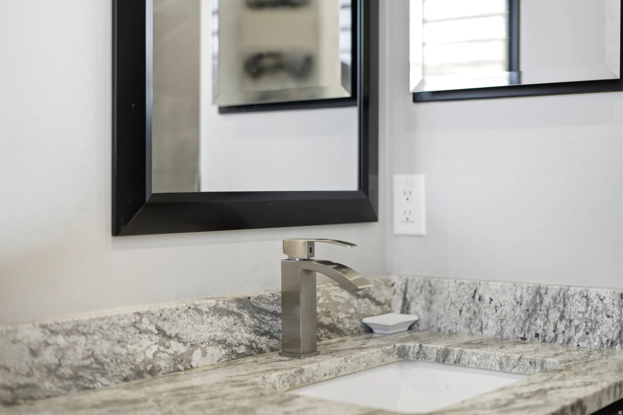 Bathroom view of vanity