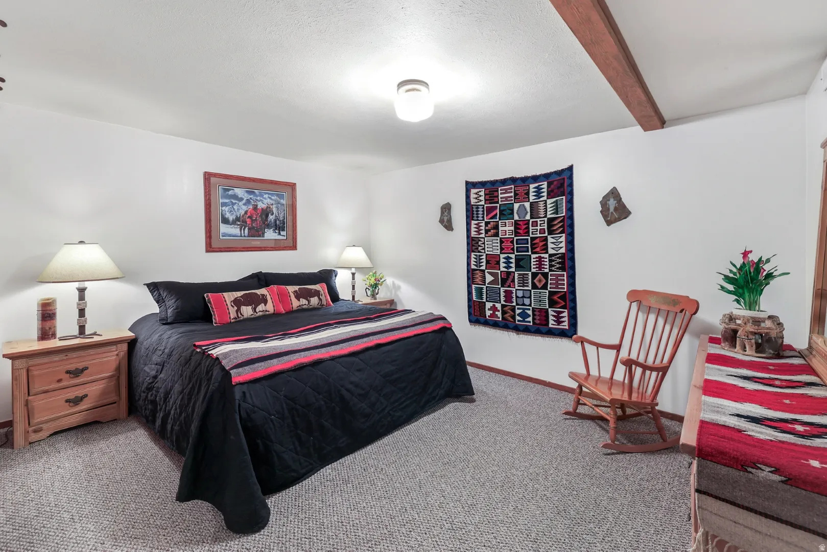 lower level guest bedroom