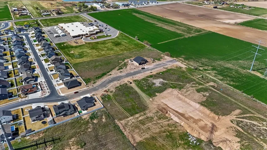 Aerial overview of property's location