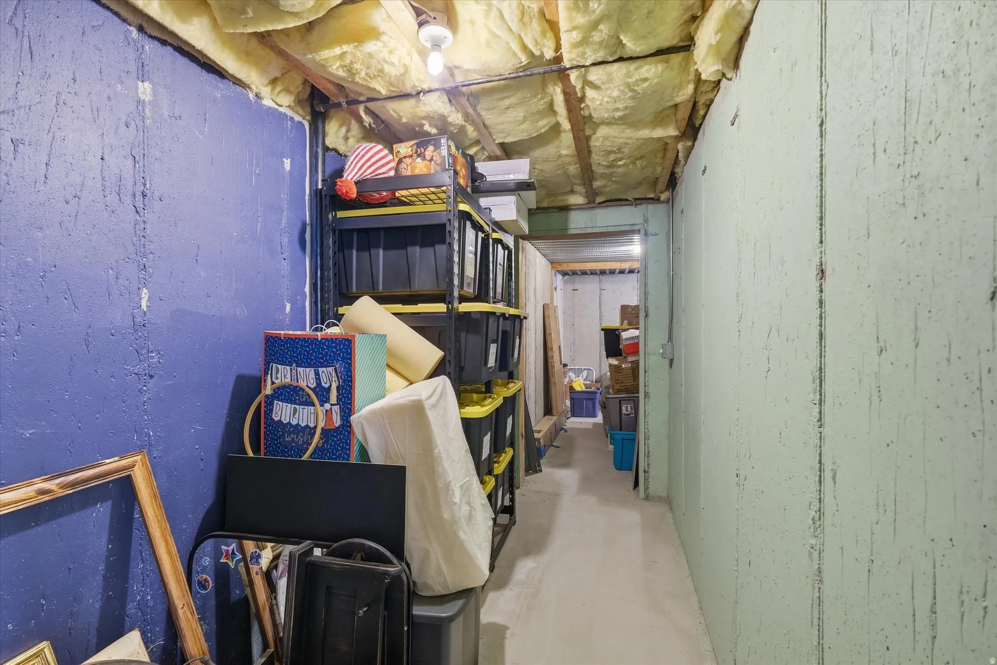 View of storage room