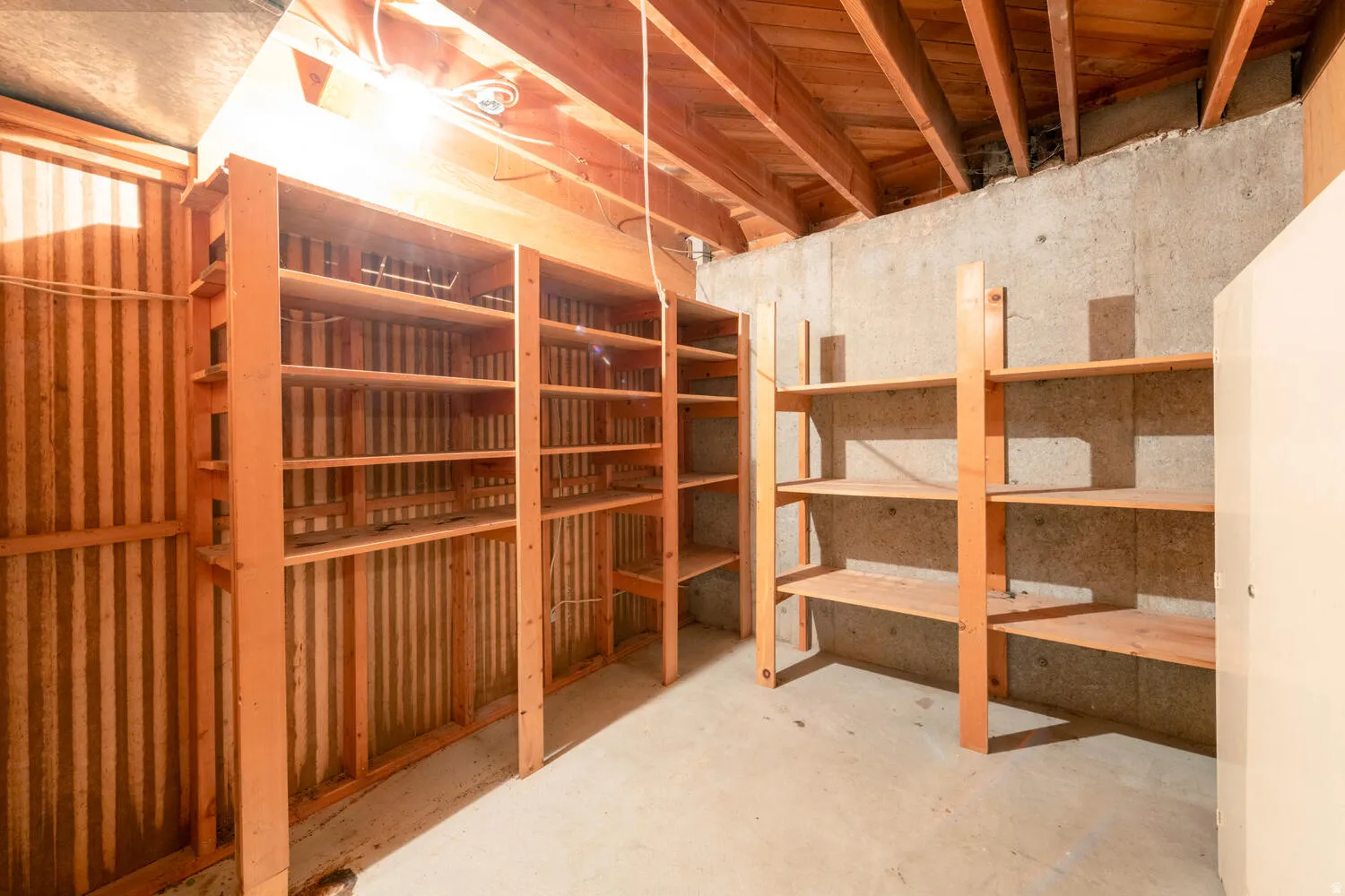 View of storage room