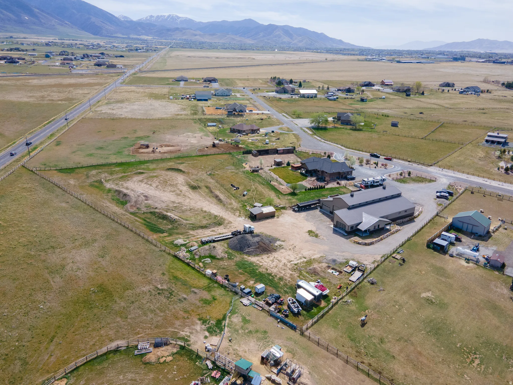 View of property location featuring rural landscape and a mountainous background
