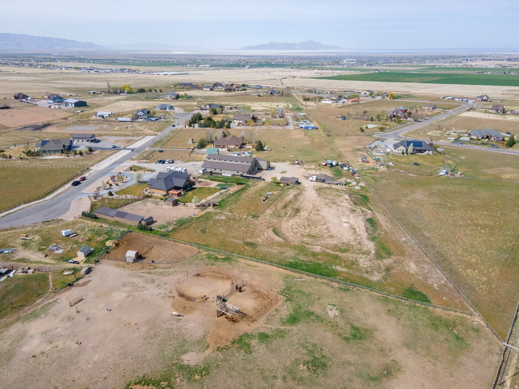 View of property location with rural landscape and mountains