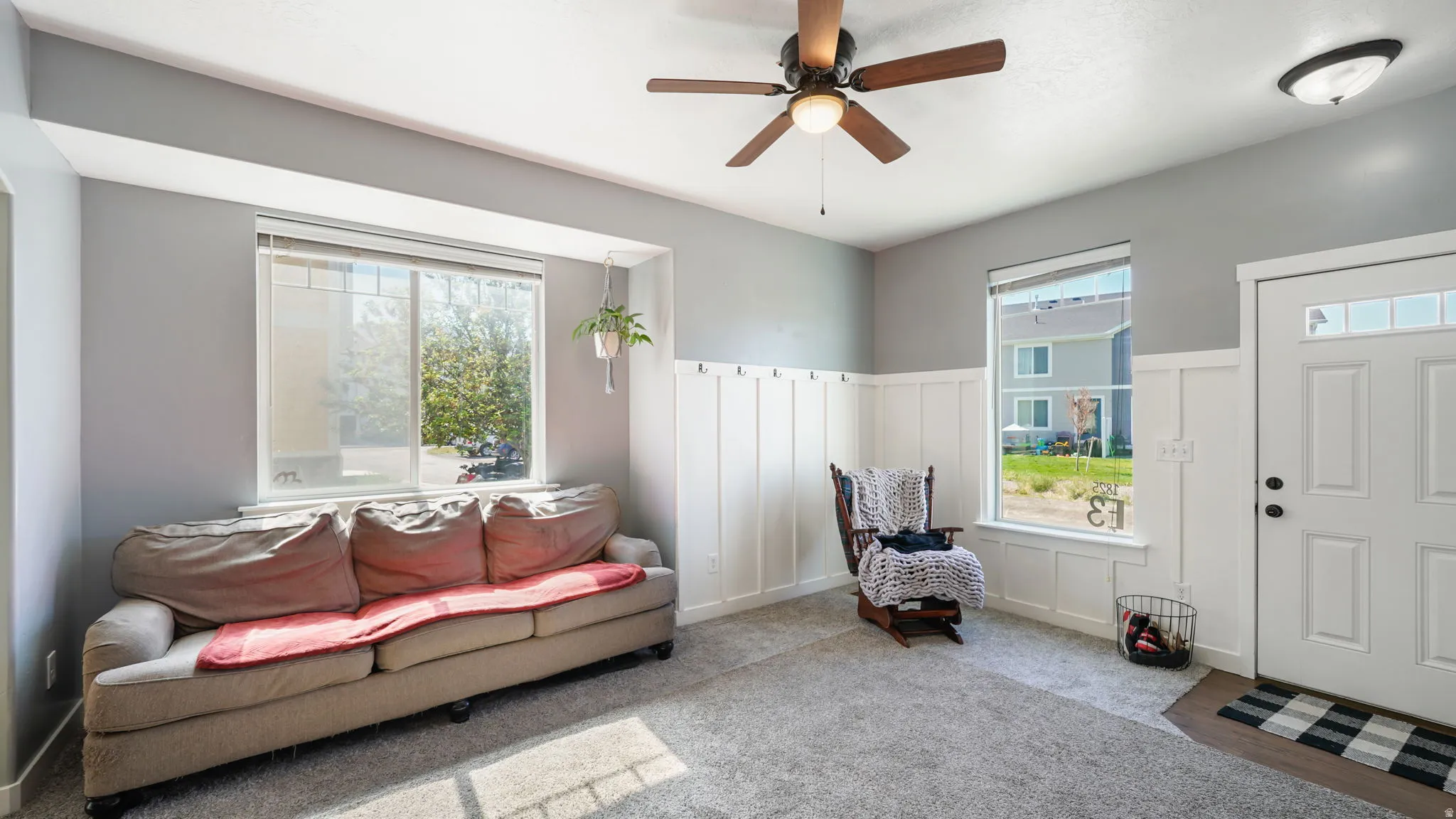 Front room with entry