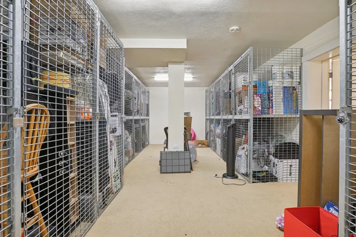 View of storage room