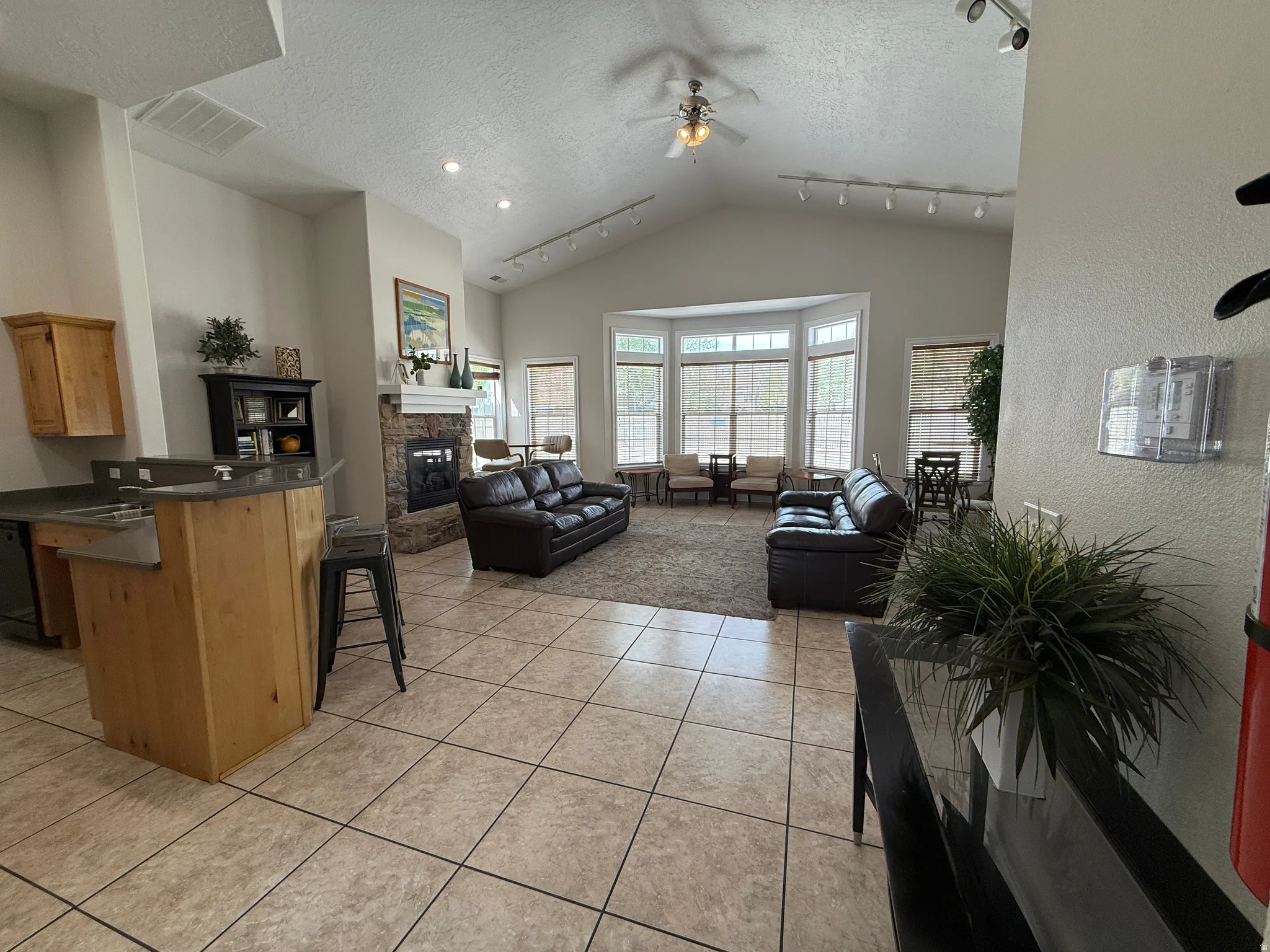 Clubhouse gathering area