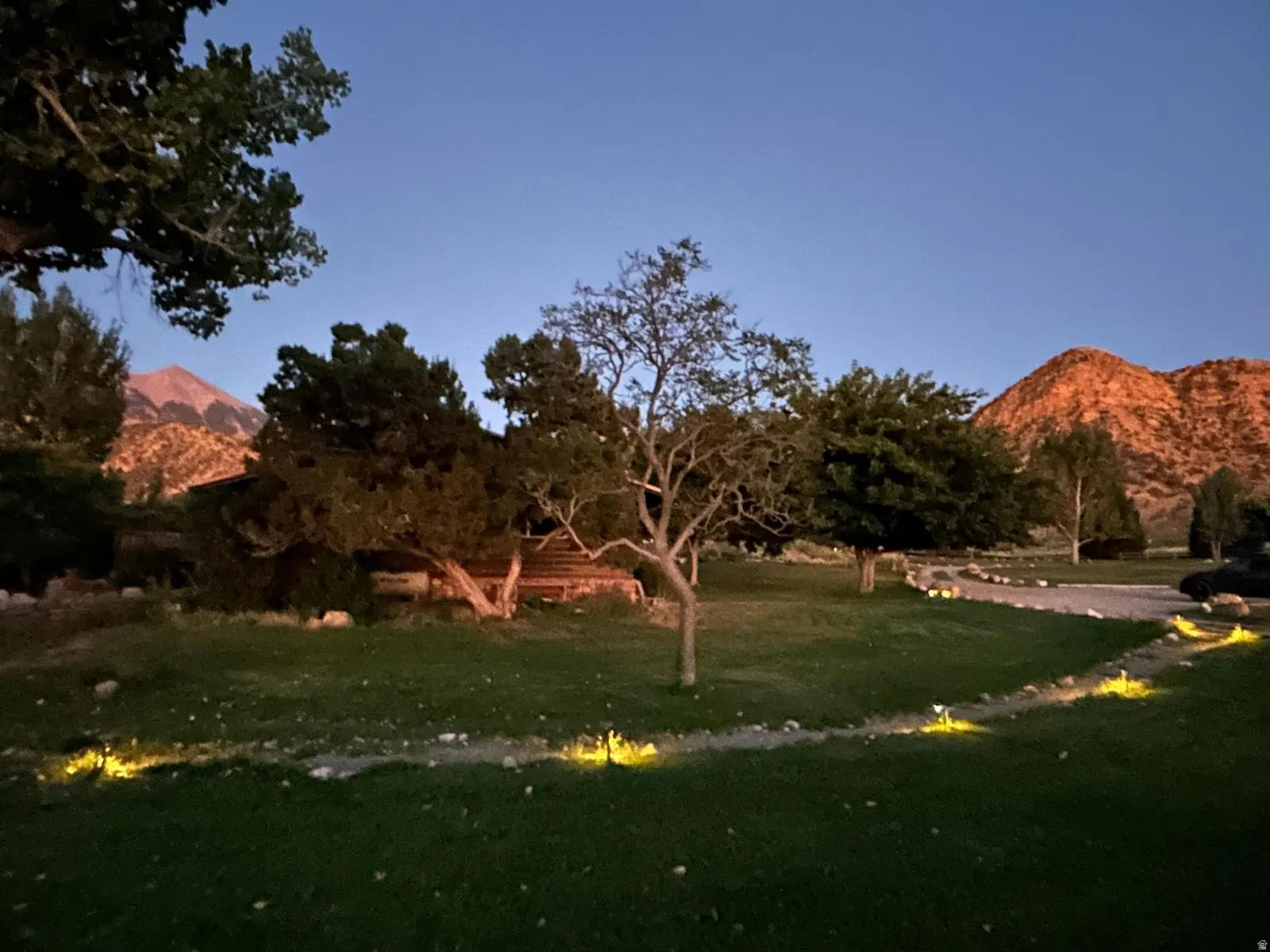 View of community with a mountain view