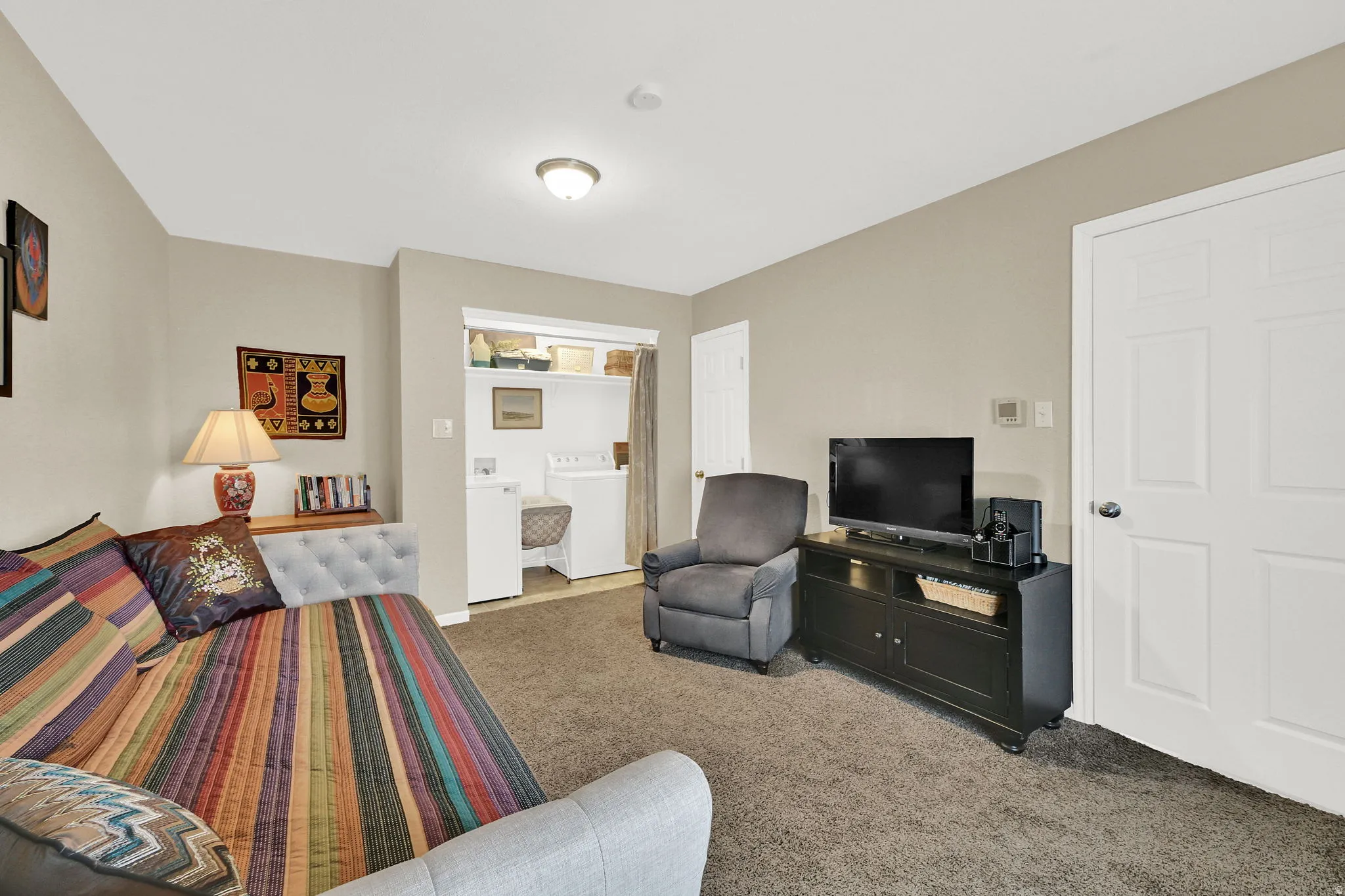 Third bedroom or office with main-floor laundry
