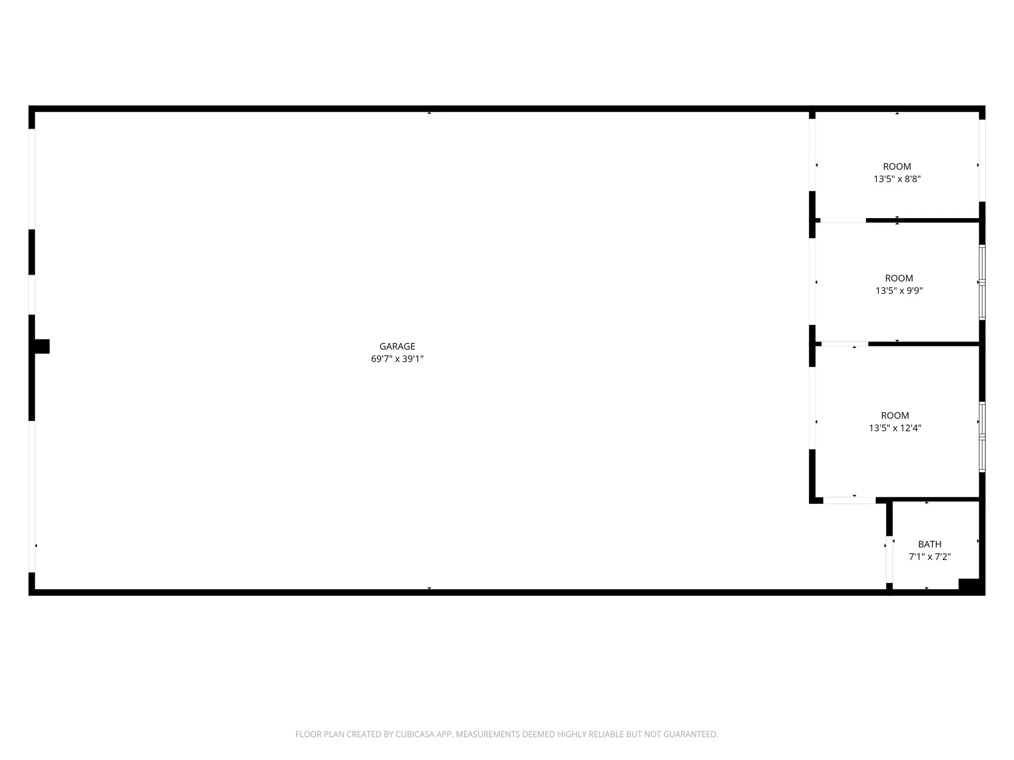 View of floor plan / room layout