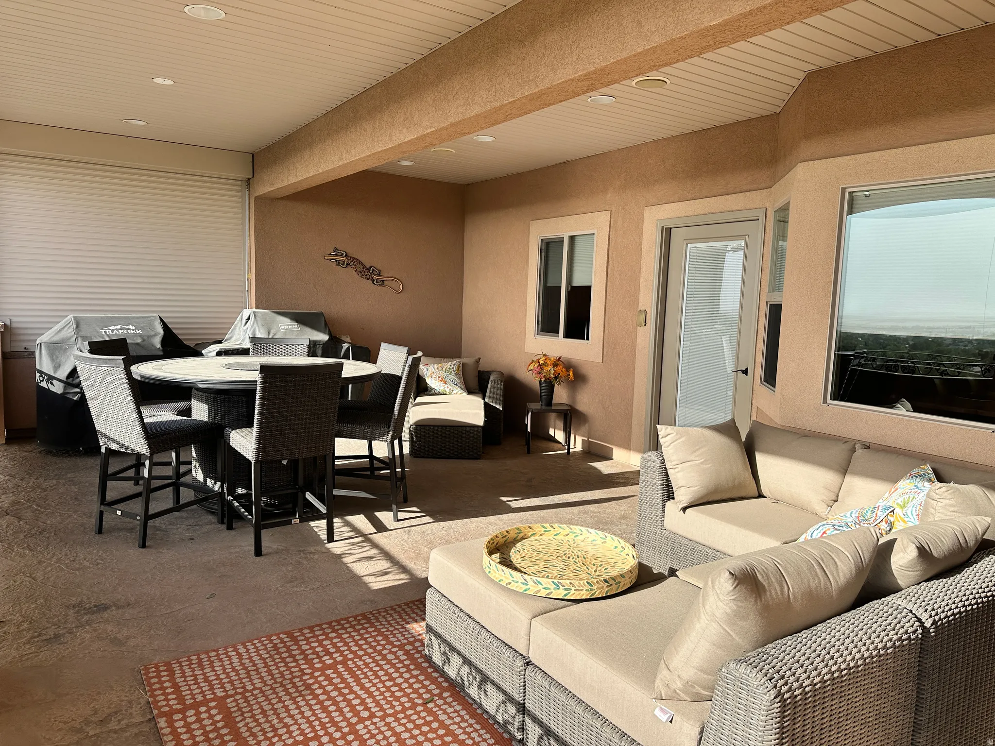 Deck for watching the sunsets and Willard Bay