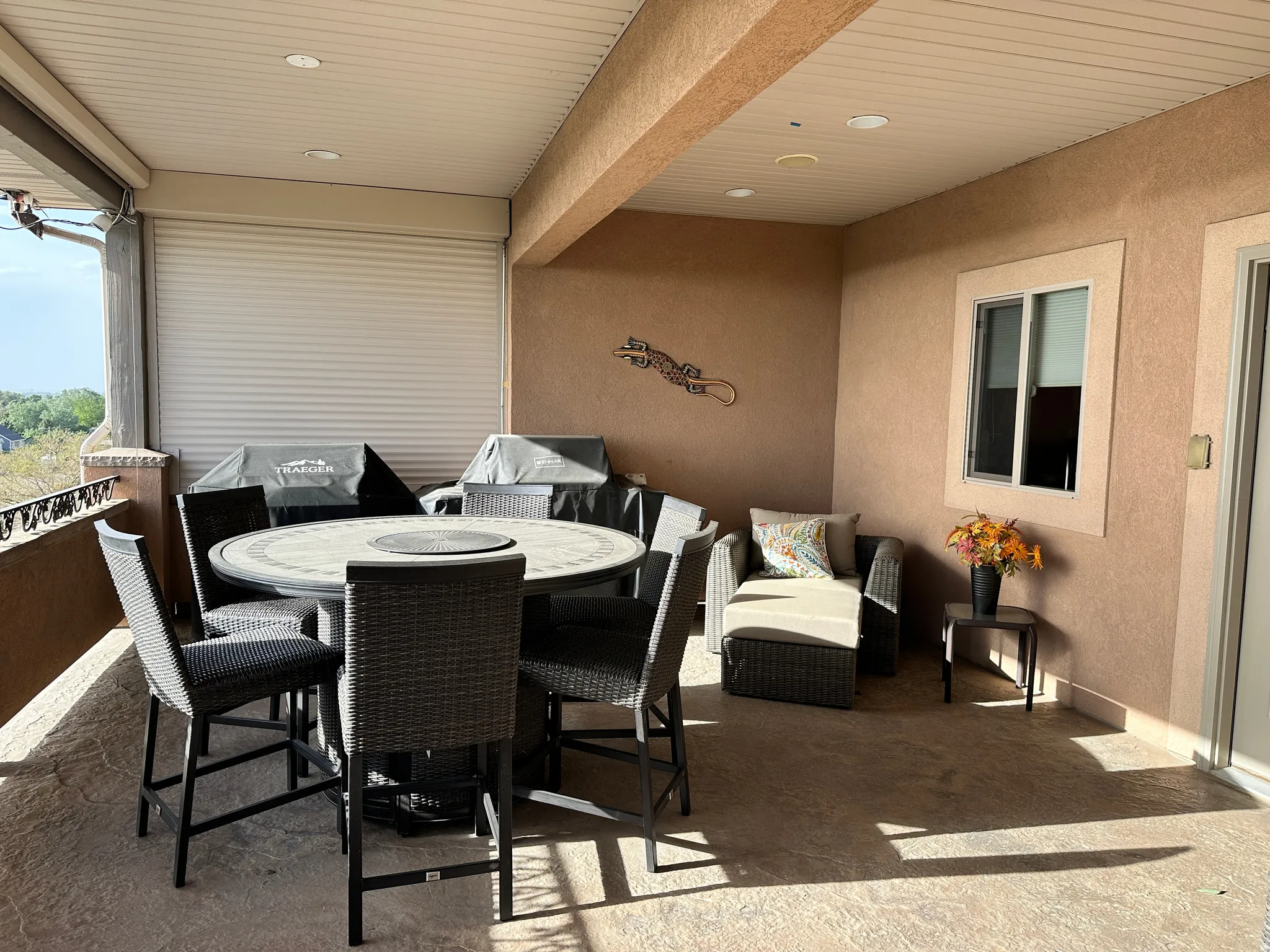 Covered deck