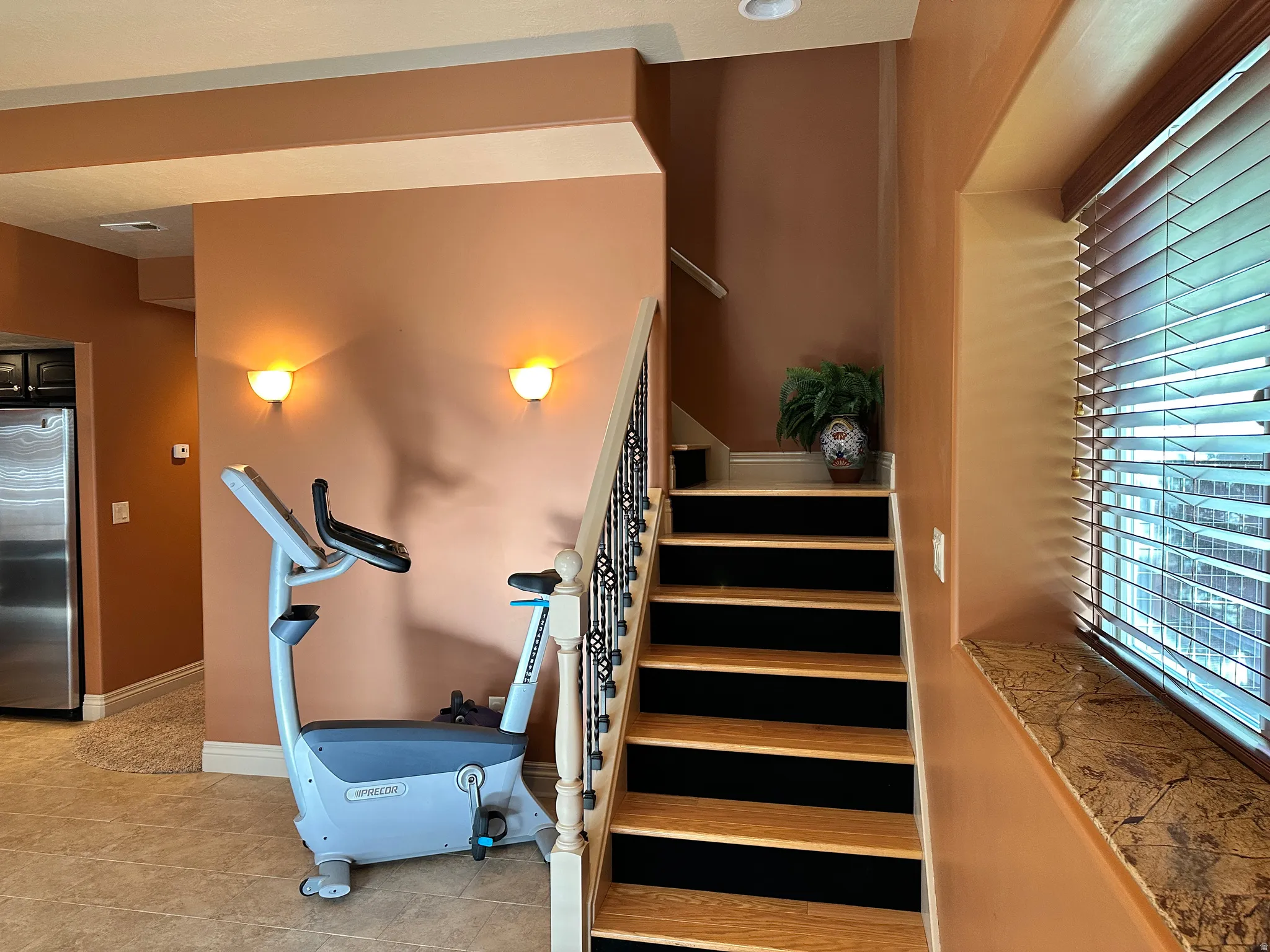Staircase into the basement