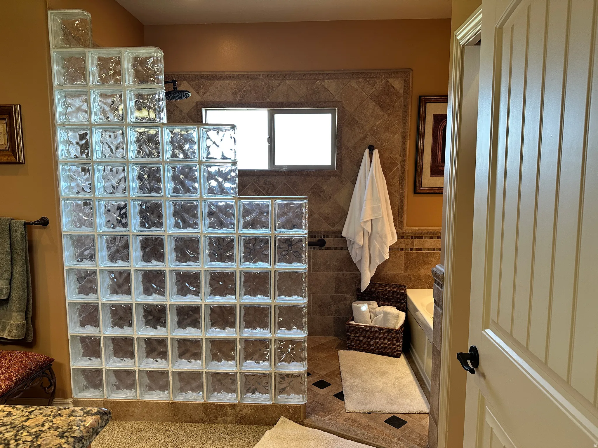Full bathroom with walk in shower