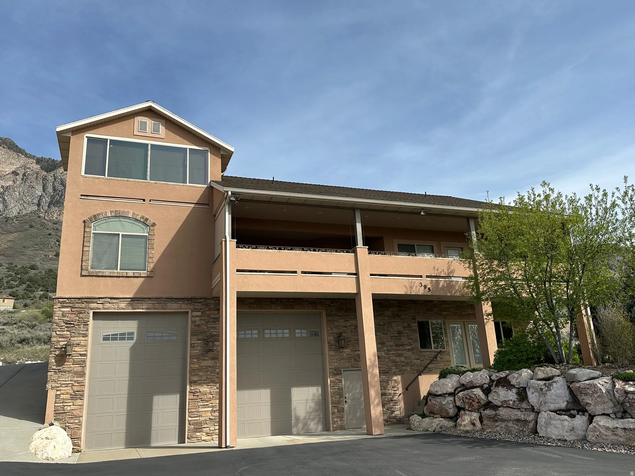 Massive 43' deep, 14' high RV garage for all you toys