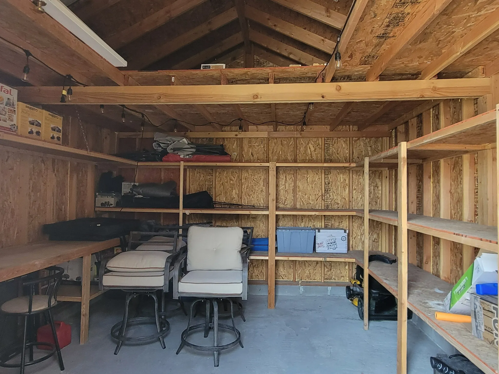 View of storage area